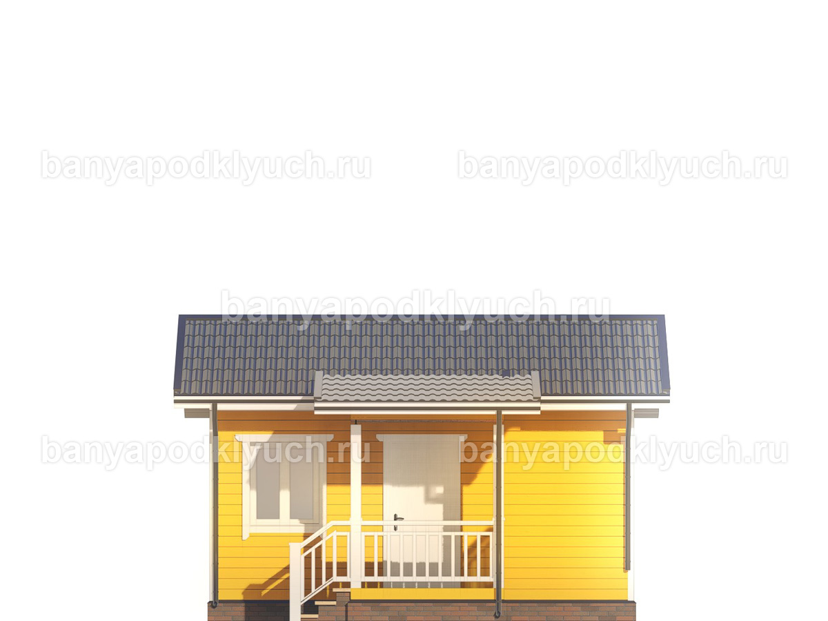 Каркасная баня 6x3 м Каркасная баня 6x3 м