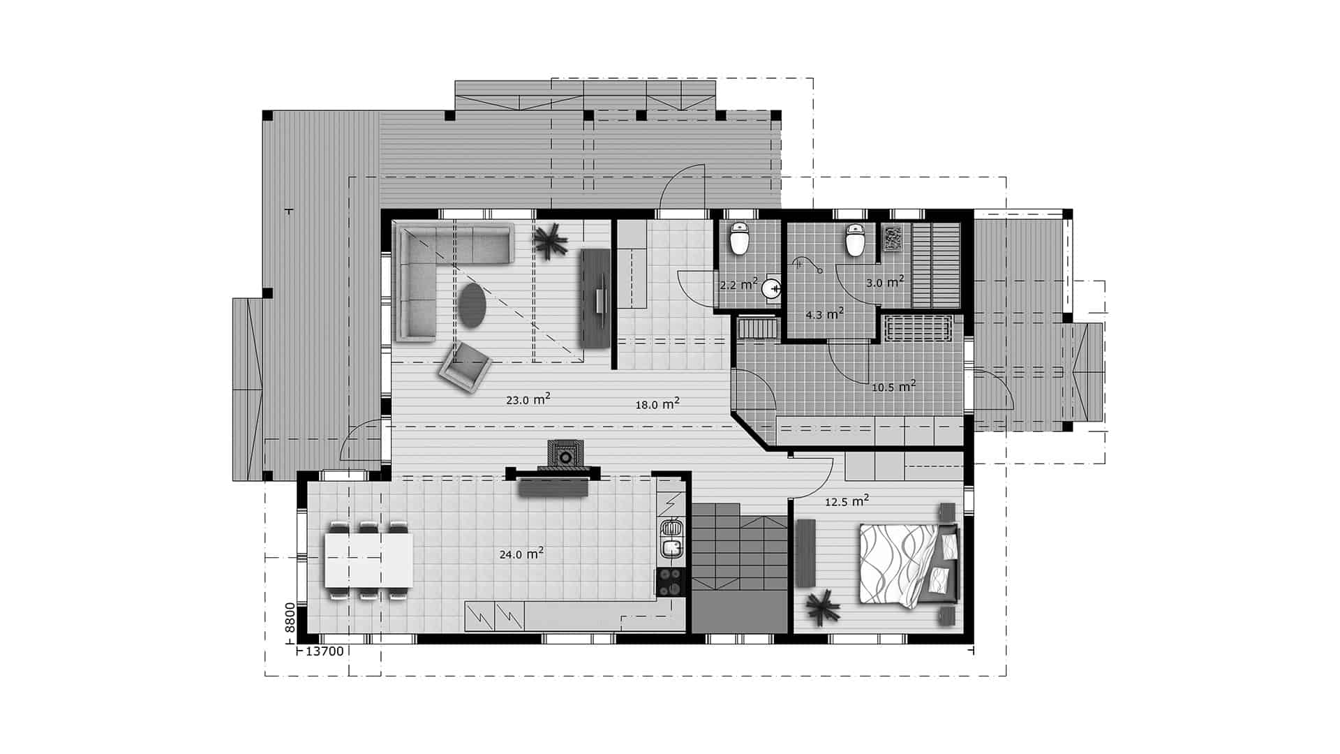 Каркасная баня 14×9 м Каркасная баня 14×9 м